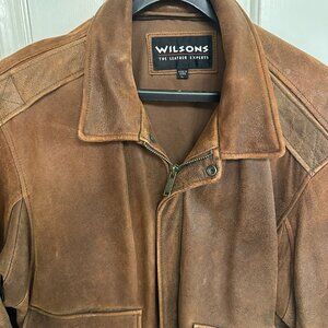 Mens Brown Wilsons Leather Large with removable lining